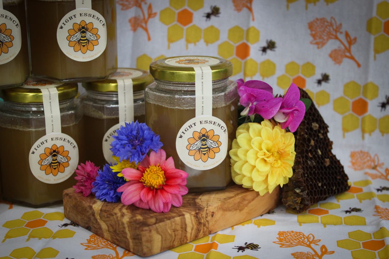 Isle of Wight Wild Crushed Comb Honey - 227g - Limited Run