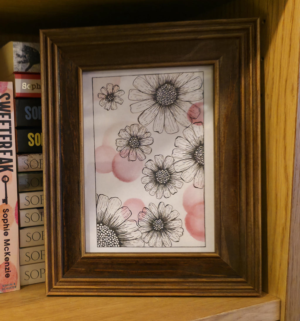 A5 Print - Pink Flowers